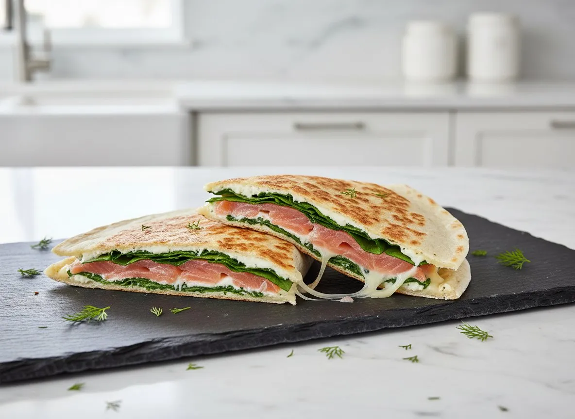 Smoked Salmon Quesadilla high-protein recipe