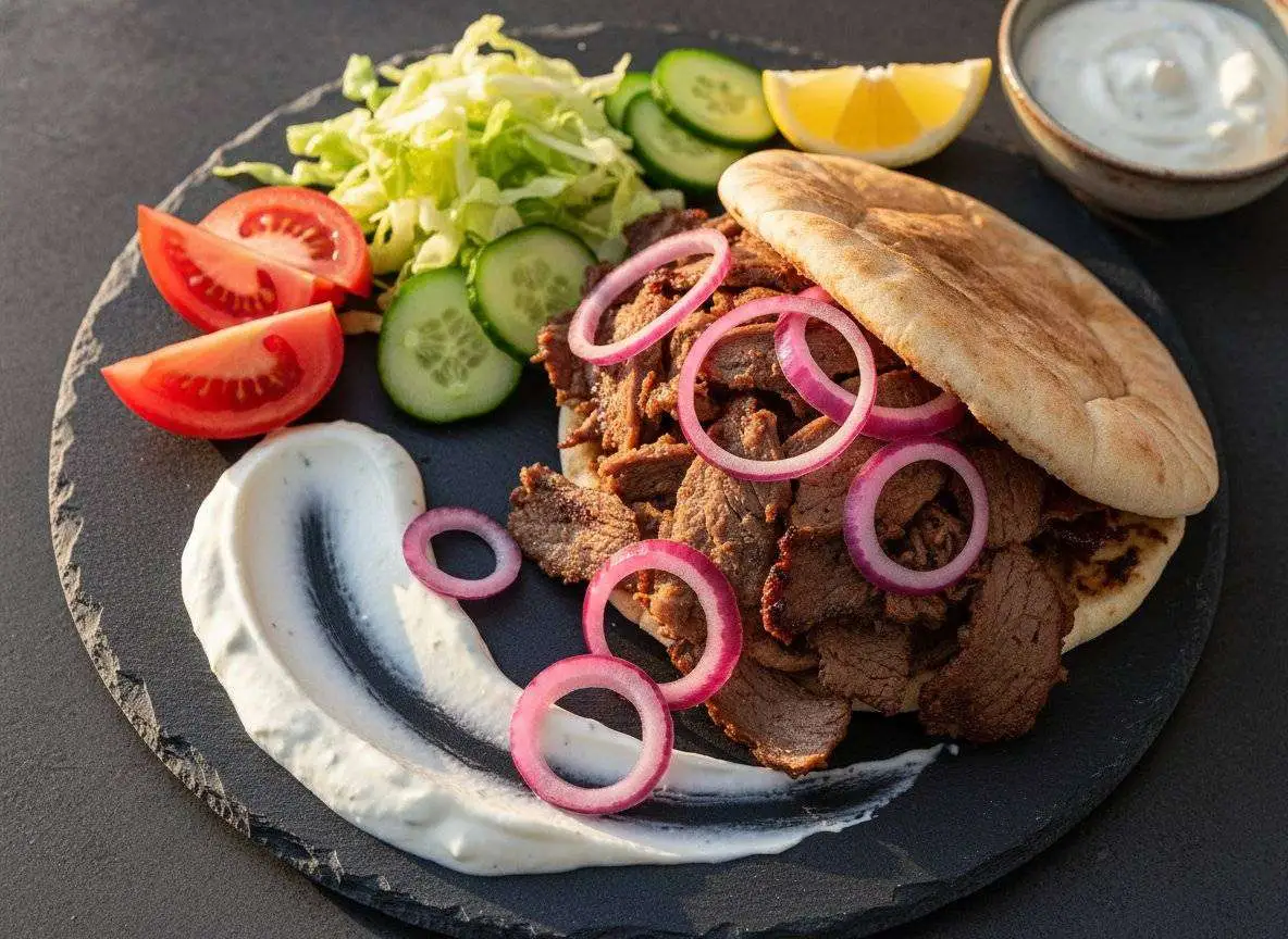Homemade Doner Kebab (Oven Method) with 48g Protein recipe