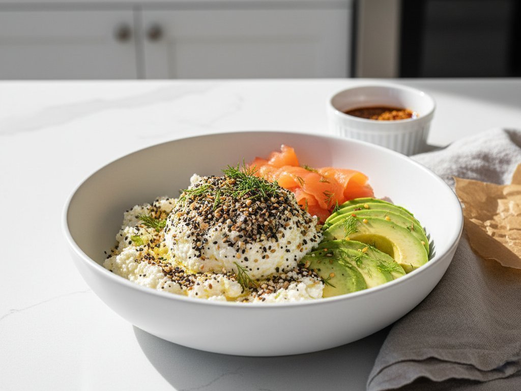 Cottage Cheese Everything-Bagel Bowl