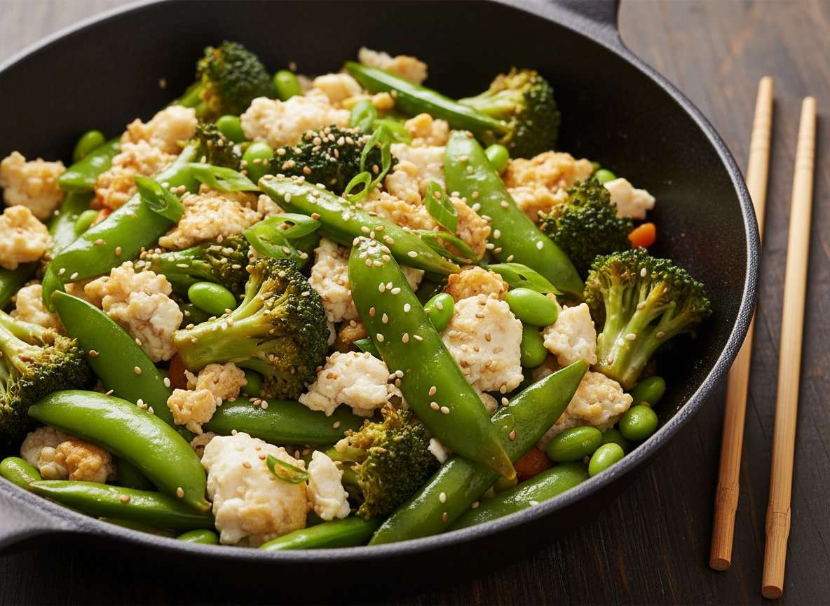 Egg White and Veggie Stir-Fry