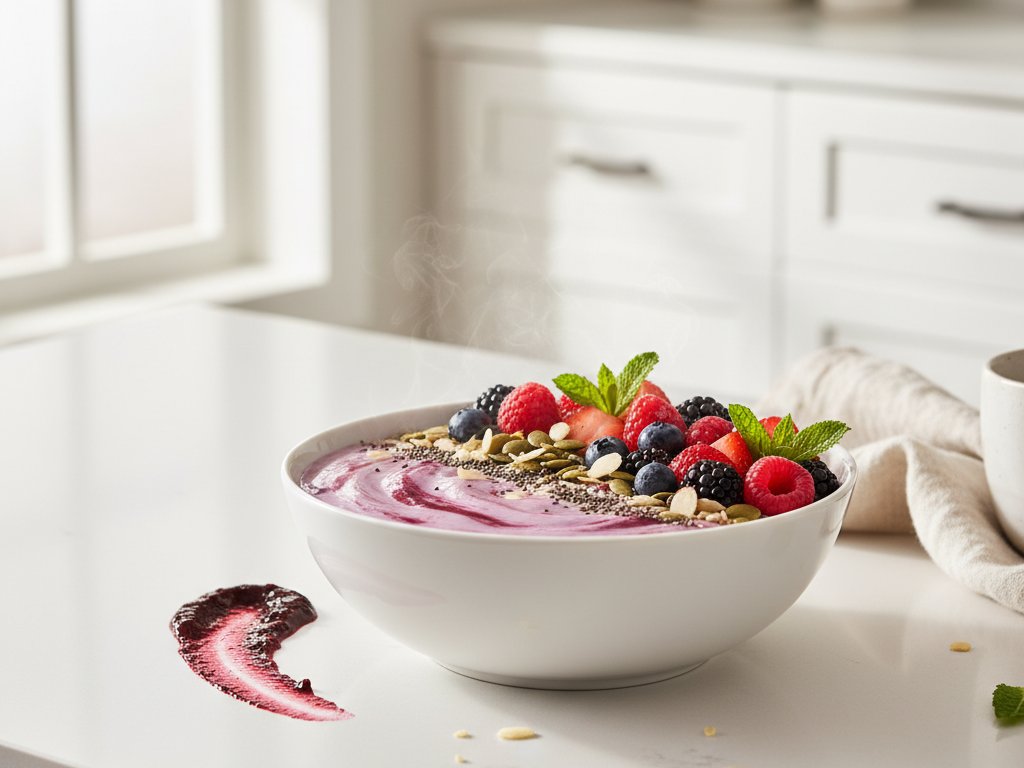 Greek Yogurt Berry Smoothie Bowl
